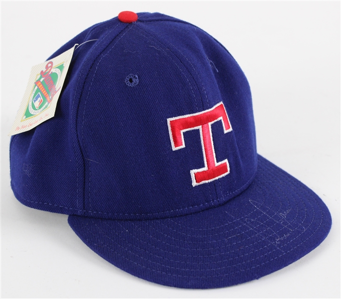 1989-93 Nolan Ryan Texas Rangers Signed Cap (JSA) 