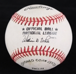 1989-94 Mike Schmidt Philadelphia Phillies Signed ONL White Baseball (JSA) 