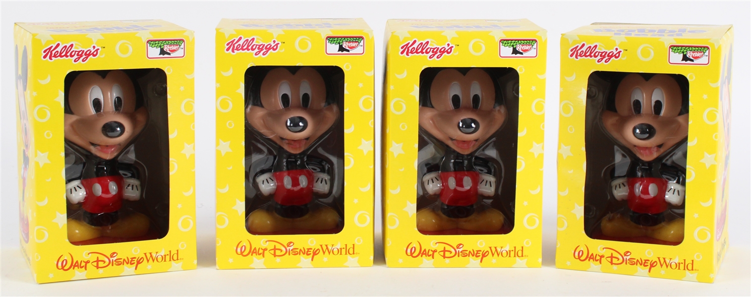 2002 Mickey Mouse Disney 8" Bobble Heads (Lot of 4)