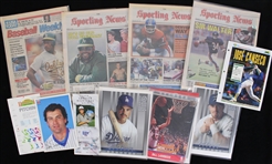 1960s-90s Baseball, Football, Hockey Magazines, Books & more (Lot of 30+)