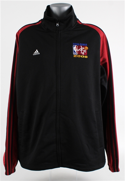 2008 Milwaukee Bucks Golden State Warriors China Games 2008 Adidas Warm Up Jacket 