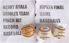 1940s-2000s Earl Weaver Baltimore Orioles Personal Collection w/ Signed Bat, Photo Albums & more (Lot of 100+)(JSA) Including Cal Ripken Jr. Final Game Baseballs (2)