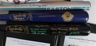 1940s-2000s Earl Weaver Baltimore Orioles Personal Collection w/ Signed Bat, Photo Albums & more (Lot of 100+)(JSA) Including Cal Ripken Jr. Final Game Baseballs (2)