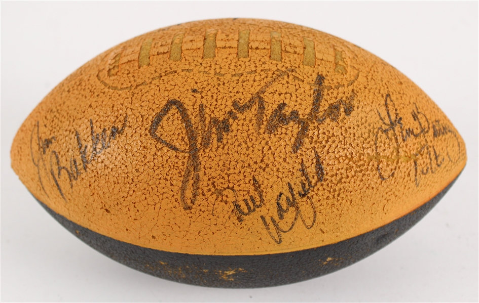1960s Green Bay Packers Signed Foam Football w/ Jerry Kramer, Jim Taylor & more (JSA)