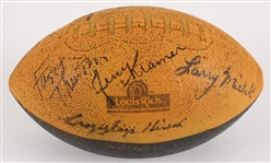 1960s Green Bay Packers Signed Foam Football w/ Jerry Kramer, Jim Taylor & more (JSA)