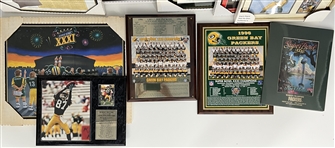 1960s-90s Green Bay Packers Framed Prints and Plaques (Lot of 30+)