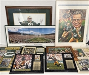 1970s-90s Green Bay Packers Framed Prints, Posters, Plaques (Lot of 23)