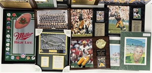1970s-90s Green Bay Packers Framed Prints, Posters, Plaques (Lot of 23)