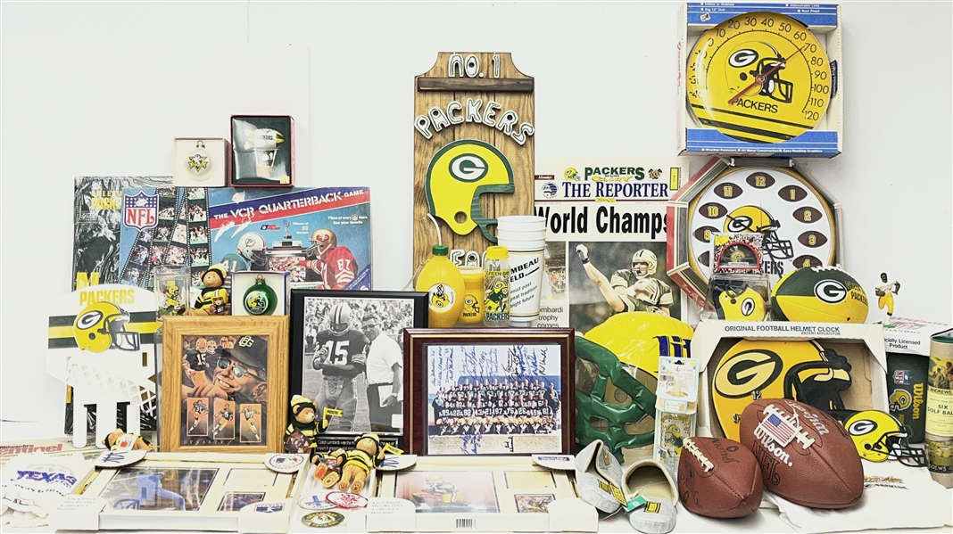 1970s-90s Green Bay Packers Collection (Lot of 50+)