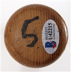 1983-86 Bob Horner Atlanta Braves Professional Model Game Used Signed Bat (MEARS A10 /Beckett)