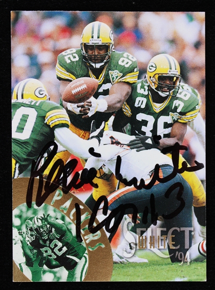 1994 Reggie White Green Bay Packers Signed Pinnacle #48 Card (JSA) 