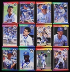 1988 Milwaukee Brewers Signed Leaf Trading Cards w/ Paul Molitor, Robin Yount & more (Lot of 12)(JSA) 
