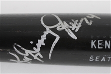 1990s Ken Griffey Jr Seattle Mariners Professional Model Game Used Kissimmee Sticks Signed Bat (MEARS A8 /JSA)