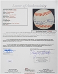1970s Casey Stengel Signed Cooperstown NY Baseball *JSA Full Letter*
