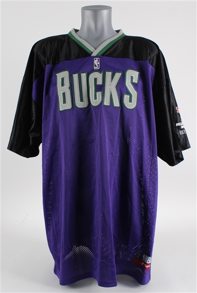 2005 Milwaukee Bucks Retail Warm Up Shirt 