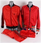Vintage Adidas and Jockey Warm Up Jackets, Pants (Lot of 4)