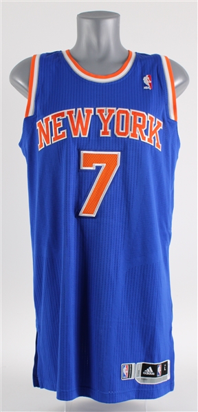 2011-12 Carmelo Anthony New York Knicks Home Game Jersey (MEARS A5)