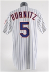 1993-1994 Jeromy Burnitz New York Mets Game Worn Home Jersey (MEARS LOA)