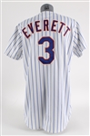 1996 Carl Everett New York Mets Game Worn Home Jersey (MEARS LOA)
