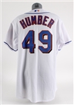 2006-2007 Philip Humber New York Mets Game Worn Home Jersey (MEARS LOA)