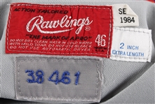 1984 Tim Leary New York Mets Game Worn Road Jersey (MEARS LOA)