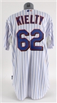2009 Bobby Kielty New York Mets Game Worn Home Jersey (MEARS LOA)