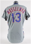 1989 Jeff Musselman New York Mets Game Worn Road Jersey (MEARS LOA)
