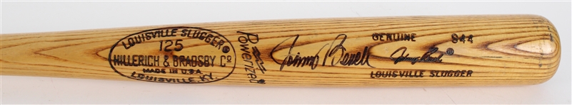 1977-79 Johnny Bench Cincinnati Reds Signed Louisville Slugger Professional Model Bat (JSA)*MEARS A6.5*