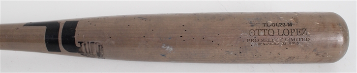 2024 Otto Lopez Miami Marlins Game Used Bat (MEARS A9)