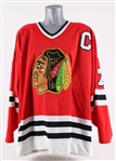 1990-99 Chris Chelios Chicago Blackhawks Signed Jersey (JSA)