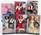 2007 Barbie Collector Grease 11" Dolls w/ Musical Doll Stand (Lot of 10)