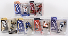 2006 NHL Legends Series 4 Sealed 7" Figures w/ Gretzky, Hull & more (Lot of 6) 
