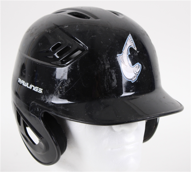 2015-2020 circa Lake Shore Chinooks Game Worn Batting Helmet  (MEARS LOA)