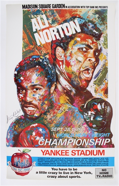 1976 Ali vs Norton Yankee Stadium 15.5"x25" Onsite Poster 