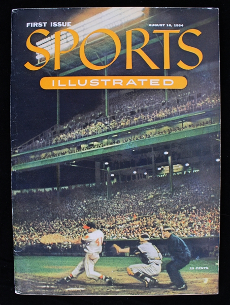 1954 (August 16th) Sports Illustrated First Issue Featuring Eddie Mathews (Bud Lea Collection)