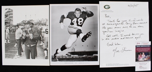 1970s-2005 Green Bay Packers Photos, Mike Sherman Signed Letter & more (Lot of 9)(Bud Lea Collection) *JSA* 