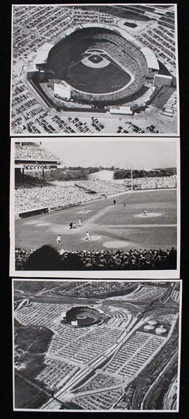 1970s Milwaukee County Stadium 8"x10" Photos (Bud Lea Collection)(Lot of 5)