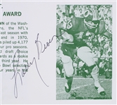 1973 Jerry Kramer, Larry Brown & more Multi Signed WI Pro Football Writers Dinner Program (Bud Lea Collection) *JSA* 