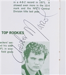 1973 Jerry Kramer, Larry Brown & more Multi Signed WI Pro Football Writers Dinner Program (Bud Lea Collection) *JSA* 