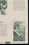 1973 Jerry Kramer, Larry Brown & more Multi Signed WI Pro Football Writers Dinner Program (Bud Lea Collection) *JSA* 