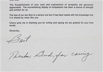 1980-88 Bart Starr Green Bay Packers Signed Correspondence (Bud Lea Collection)(JSA) 