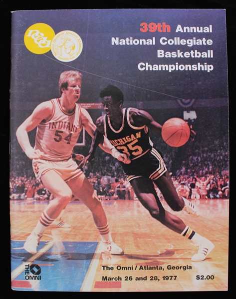 1977 39th National Collegiate Basketball Championship Program (Bud Lea Collection) 