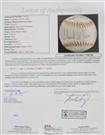 2000-14 Johnny Logan, Andy Pafko Milwaukee Braves Stars Multi Signed Selig Baseball (Bud Lea Collection)*JSA Full Letter* 
