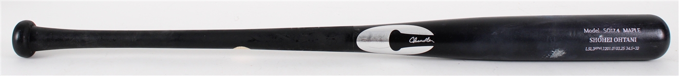 2025 Shohei Ohtani Los Angeles Dodgers Chandler Game Used Bat (MEARS A8)