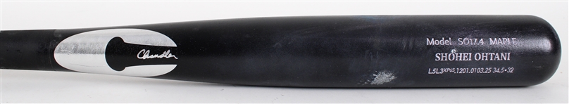 2025 Shohei Ohtani Los Angeles Dodgers Chandler Game Used Bat (MEARS A8)
