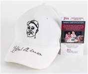 1954-76 Hank Aaron Milwaukee Braves Signed Cap (Bud Lea Collection)*JSA*
