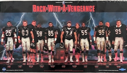 1987 Chicago Bears Back with a Vengeance 20"x36" Poster 