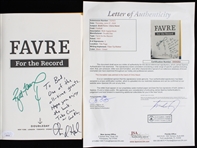 1997-2009 Favre, Hornung, Robinson Green Bay Packers Signed Books (Bud Lea Collection)(Lot of 3) *JSA* 