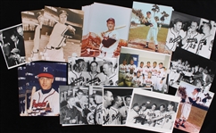 1950s-2000 Milwaukee Braves 8"x10" Photos w/ Signatures by Andy Pafko, Don Liddle & more (Bud Lea Collection)(Lot of 85+) 