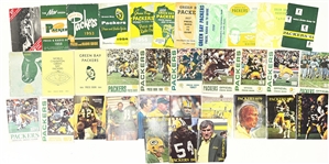 1940s-2020s Green Bay Packers Media Guides & Publications (Bud Lea Collection)(Lot of 100+) 